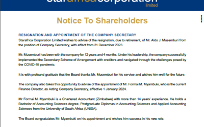 SAC CHANGE OF COMPANY SECRETARY