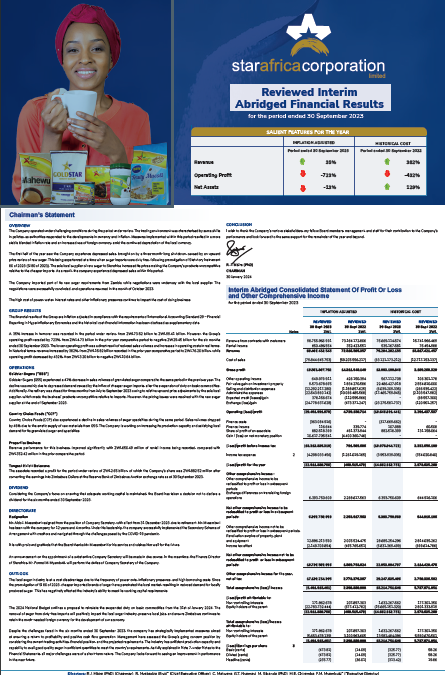 SAC Interim HY Results Sep 2023