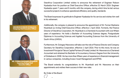 SAC STAFF ANNOUNCEMENT EXECUTIVE CHANGES 2024